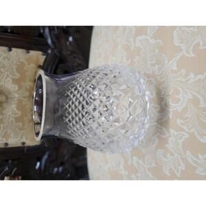 Vintage Waterford Crystal Hurricane Lamp Shade